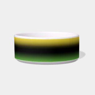 Écuelle Jamaïque Couleurs Ombre Gradient Vert Noir & Or