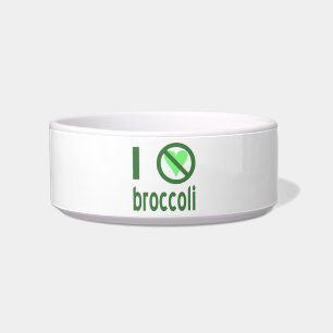 Écuelle Je déteste le texte vert brocoli