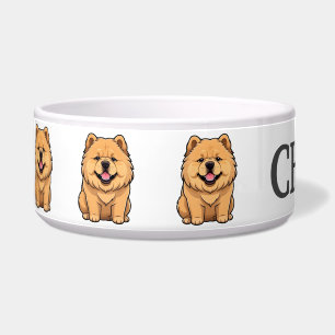 Écuelle Joli chiot Chow Chow Personnaliser
