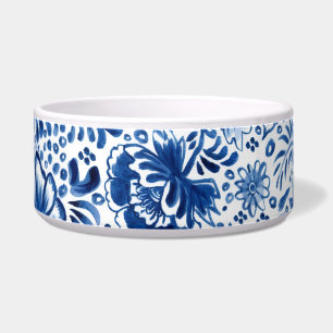 Écuelle Joli design bleu et blanc