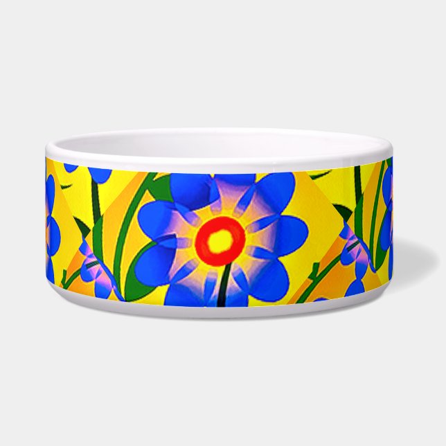Écuelle Joli Motif de fleurs Abstraites (Devant)