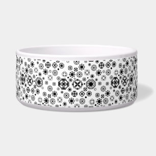 Écuelle Joli motif décoratif arabesque noir blanc