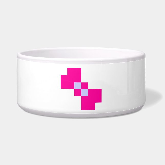 Écuelle Joli nœud pixel 8 bits (Devant)