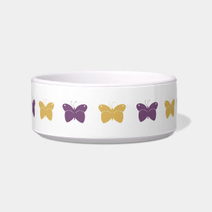 Écuelle Jolie cuvette d'animal familier de papillon