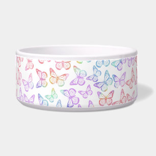 Écuelle Jolie fille Pastel Butterfly Motif Iridescente