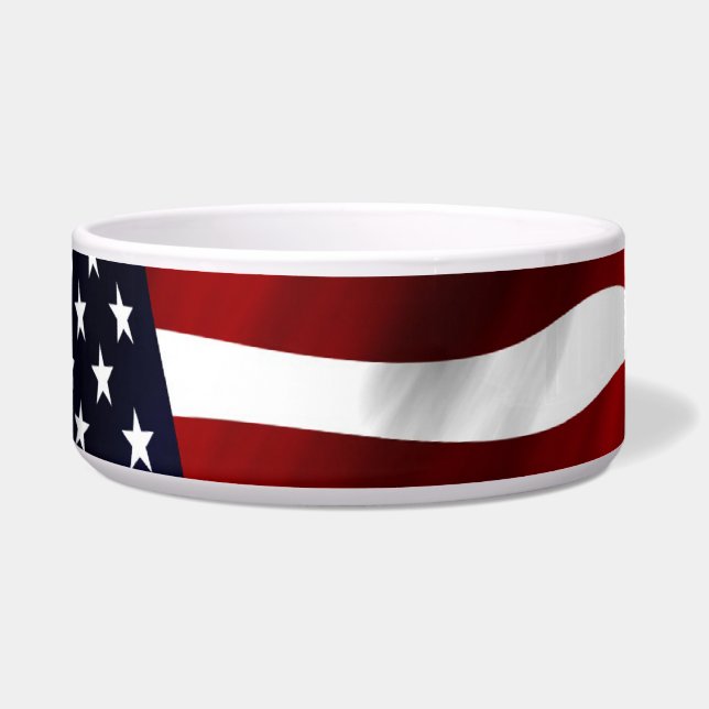 Écuelle Jour de l'indépendance patriotique du drapeau amér (Devant)
