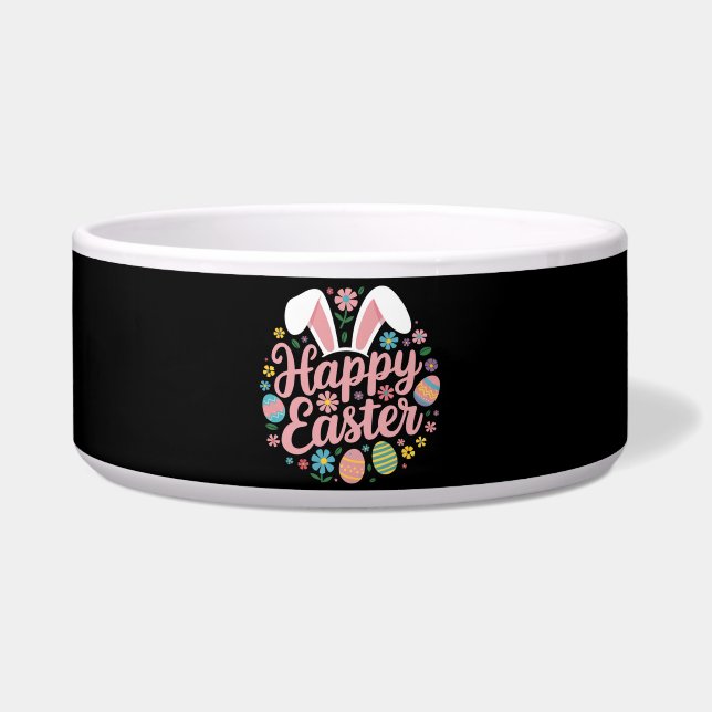 Écuelle Joyeuses Pâques oeuf lapin (Devant)