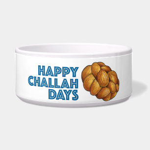 Écuelle Joyeux Jours de Challah Juif Fête Pain Hanoukka