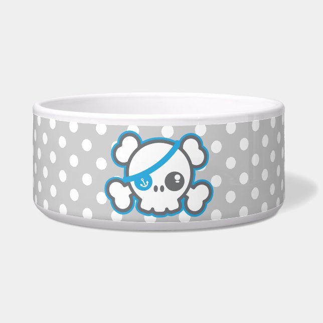Écuelle Kawaii Pirate Skull Dog Bowl (Devant)