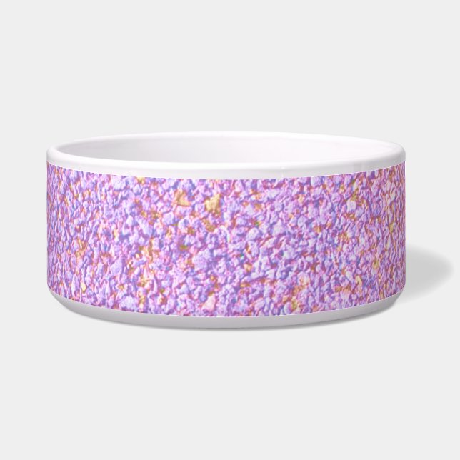 Écuelle La miette rose-violet. (Devant)