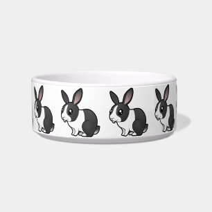 Écuelle Lapin de dessin animé (oreille relevée poils lisse