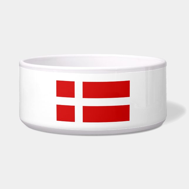 Écuelle Le drapeau du Danemark (Devant)
