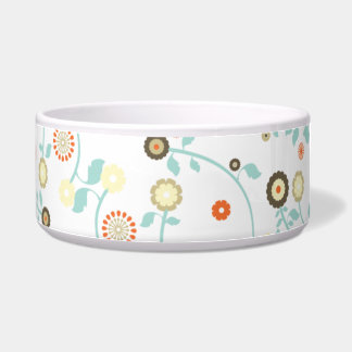 Écuelle Le ressort fleurit le motif floral chic girly de