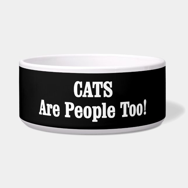 Écuelle Les CATS Sont Aussi Des Gens ! (Devant)