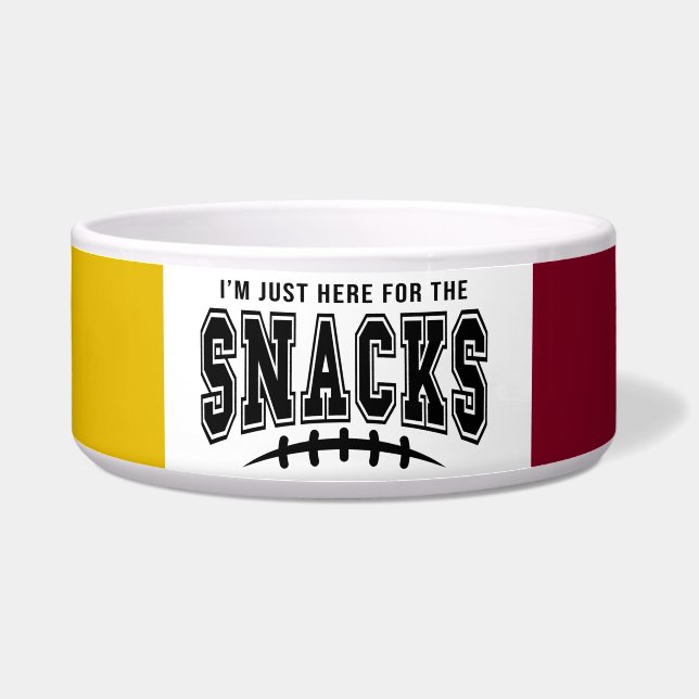 Écuelle Les Commandants De Washington Pour Les Snacks Pet (Devant)