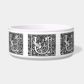 Écuelle Lettre U Monogramme médiéval Art Nouveau (Droite)