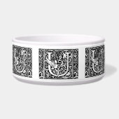Écuelle Lettre U Monogramme médiéval Art Nouveau (Devant)
