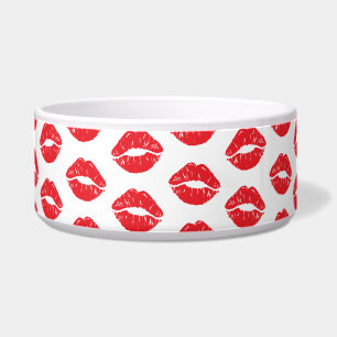 Écuelle Lèvres Rouges, Rouge À Lèvres, Baiser, Motif Des L