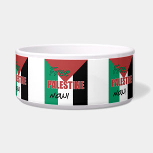 Écuelle Libérez la Palestine maintenant Drapeau palestinie
