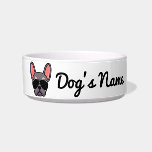 Écuelle Lilac Tan French Bulldog Bowl