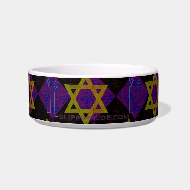 Écuelle L'image sur le thème de Hanukkah de SlipperyJoe's  (Devant)