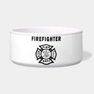 Écuelle Logo de département du feu de sapeur-pompier
