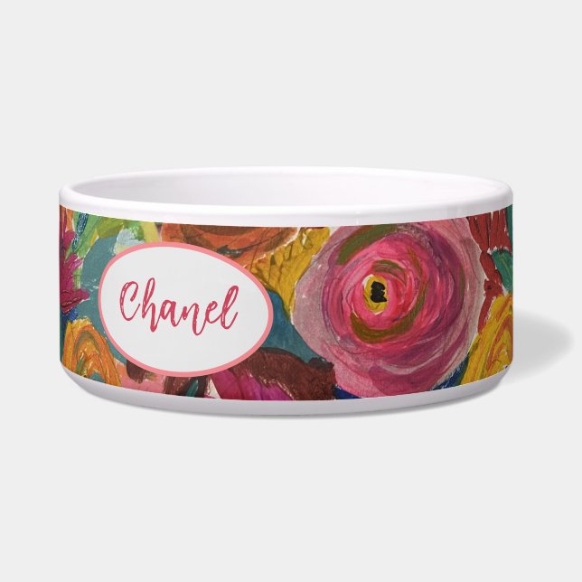 Écuelle "Love Blooms" Pet Bowl (Devant)