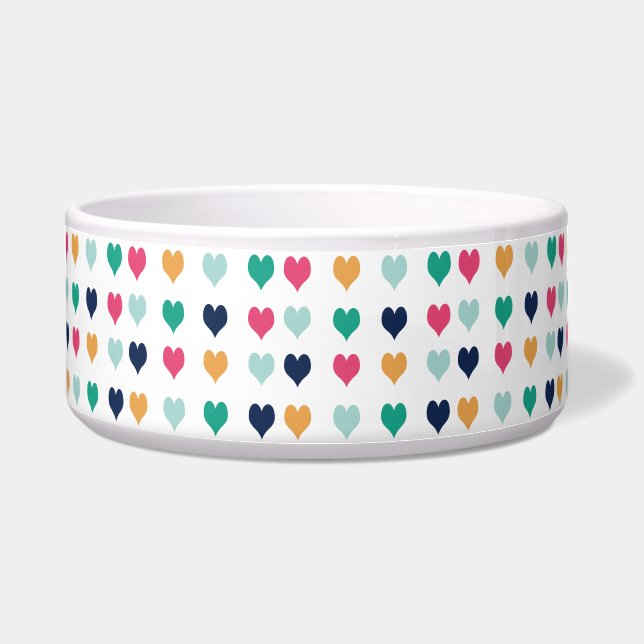 Écuelle Love Hearts Motif multicolore (Devant)