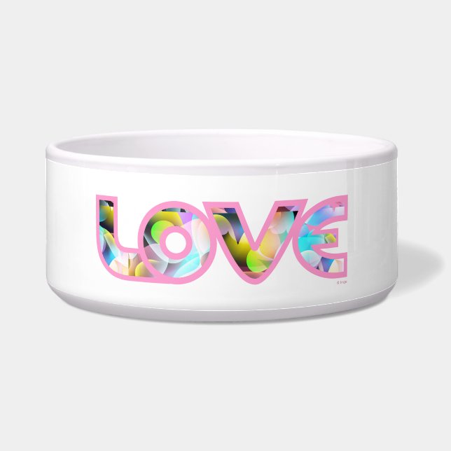 Écuelle Love My Pet - rose (Devant)