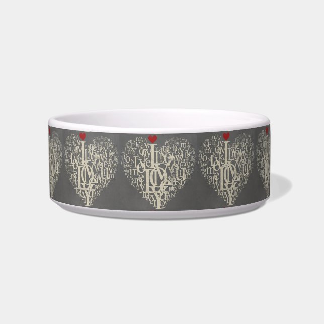 Écuelle Love Pet Bowl (Devant)