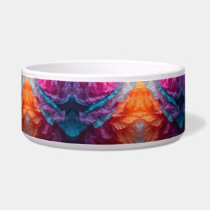 Écuelle Lumineuse Abstraite Tissu Couches Papier Pet Bowl