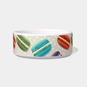 Écuelle macarons chat nourriture bol