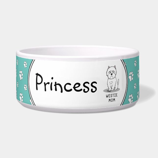 Écuelle Maman Westie - Chien West Highland White Terrier (Devant)