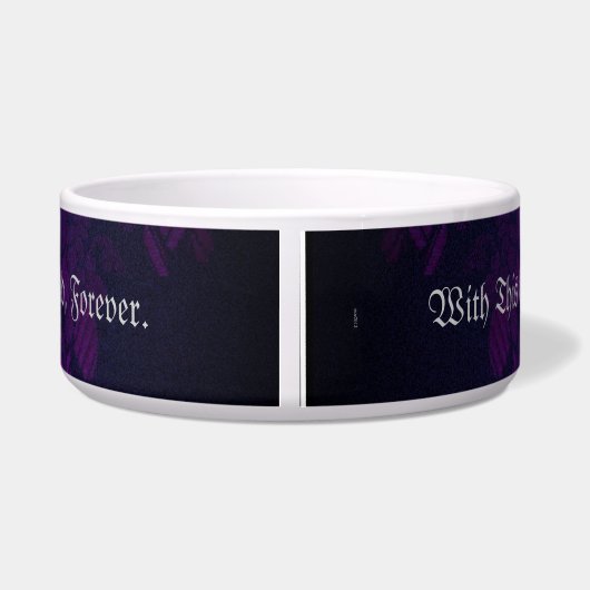 Écuelle Manche Éternelle/Cordon Mariage/Bougie/Anneau (Dos)