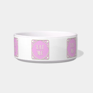 Écuelle "Mange-moi" Wonderland Tea Party Pink Emblem Food
