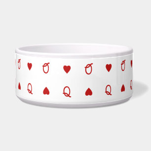 Écuelle Mangeoire moderne pour animaux de la Saint-Valenti