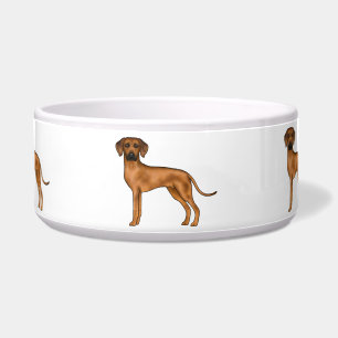 Écuelle Marron Rhodesian Ridgeback Lion Africain Design de