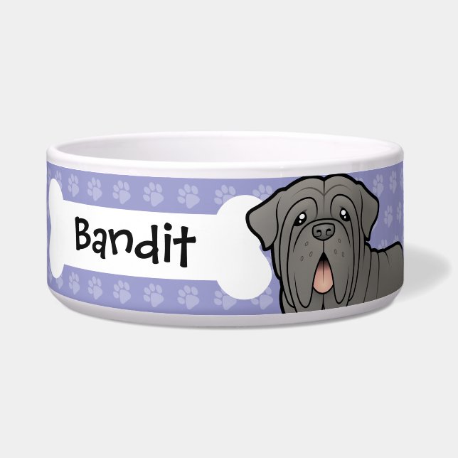 Écuelle Mastiff napolitain (Devant)