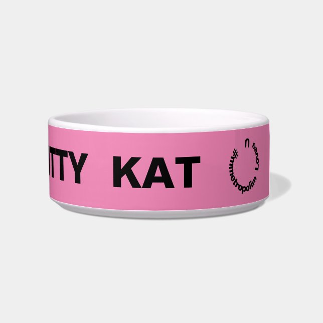 Écuelle Med./Lg.KAT/ Pet Bowl /#mmetropolim (Droite)