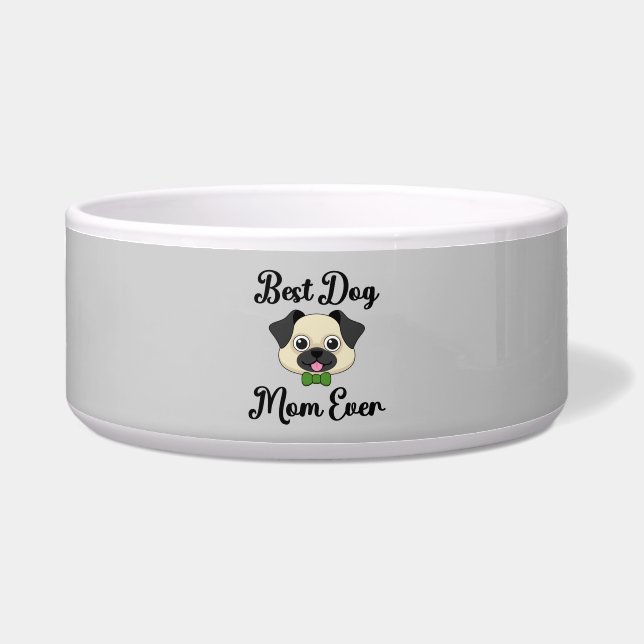 Écuelle Meilleure maman de chien jamais (Devant)
