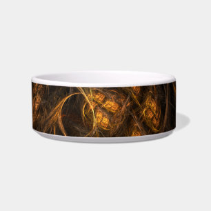 Écuelle Mère Terre Abstrait Art Chat Bowl