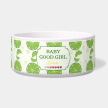 Mignon bol pour bébé fille avec motif de citron