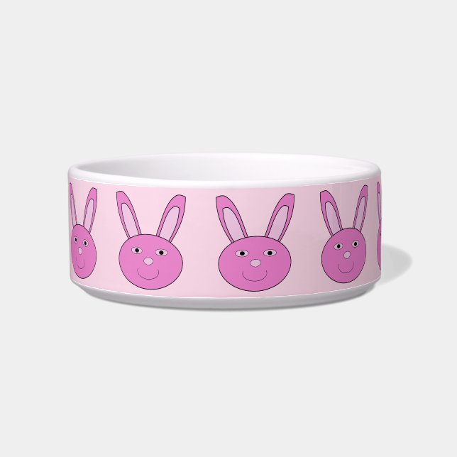 Écuelle Mignon motif de Pâques de printemps visage de lapi (Gauche)