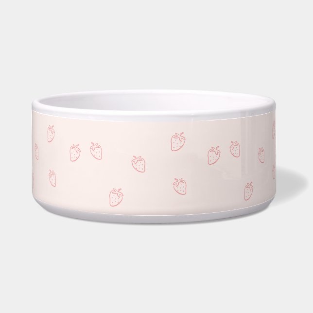 Écuelle Minimalisme aux fraises (Devant)