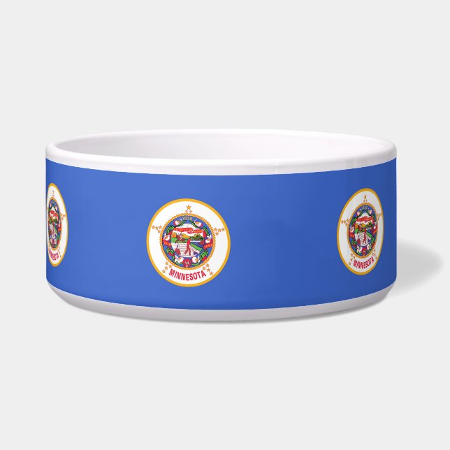 Écuelle Minnesota State Flag Pet Bowl (Gauche)