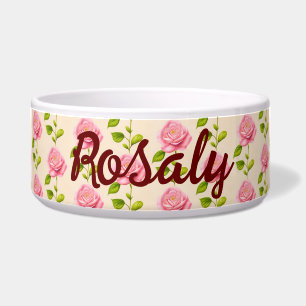 Écuelle Modèle de roses rose pink