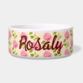 Écuelle Modèle de roses rose pink