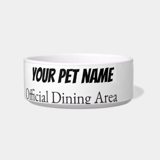 Écuelle Modern Personalized Pet bowl | Custom Name Dog