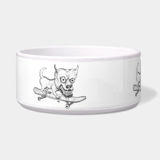 Écuelle Mon petit chien adoré - dessin au crayon