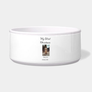 Écuelle Mon premier Noël ajouter nom animal chien chat ann